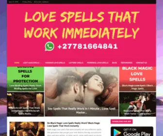 Lovespellsmaster.com(Lovespellsmaster) Screenshot