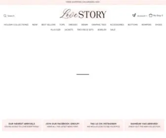 Lovestoryboutique.com(Love Story Boutique) Screenshot