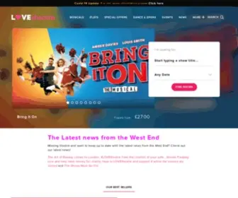 Lovetheatre.com(Cheap Theatre Tickets) Screenshot