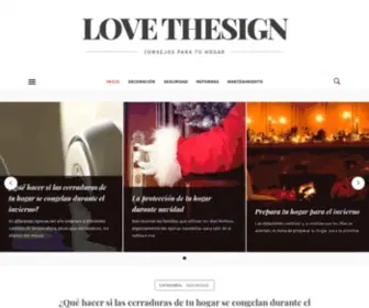 Lovethesign.es(Consejos para tu hogar) Screenshot