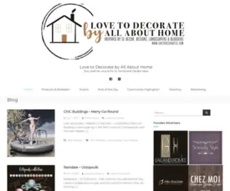 Lovetodecoratesl.com(Love to Decorate by All About Home) Screenshot