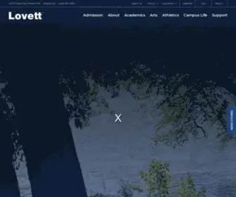 Lovett.org(The Lovett School) Screenshot