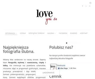 Loveuso.pl(Love You So) Screenshot