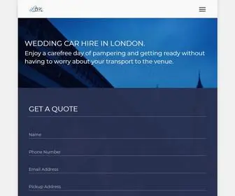 Loveweddingcarhire.co.uk(Love Wedding Car Hire London) Screenshot