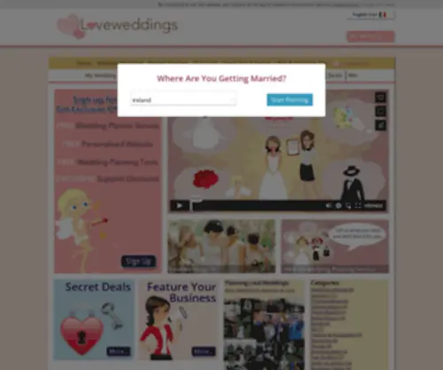 Loveweddings.ie(Loveweddings) Screenshot