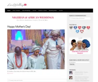 Loveweddingsng.com(Nigerian & African Weddings) Screenshot