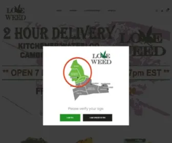 Loveweed.ca(Buy Weed Online) Screenshot