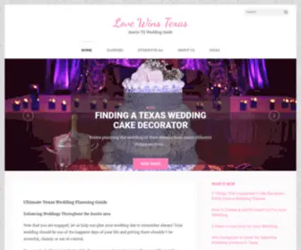 Lovewinstexas.com(Ultimate Guide to Getting Married in Texas) Screenshot