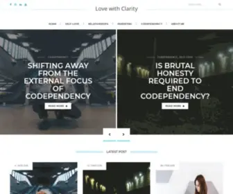 Lovewithclarity.com(Love with Clarity) Screenshot