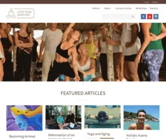 Loveyogaanatomy.com(Love Yoga Anatomy) Screenshot