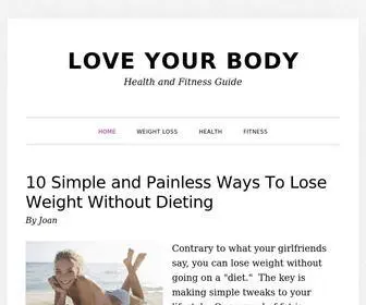 Loveyourbody.xyz(Love Your Body) Screenshot