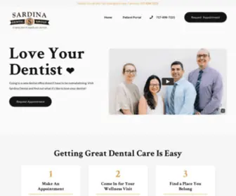 Loveyourdentist.com(Love Your Dentist with Sardina Dental Group) Screenshot