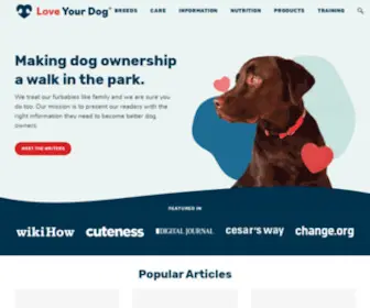Loveyourdog.com(Dog Training) Screenshot