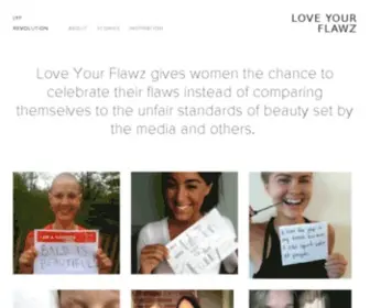 Loveyourflawz.com(Loveyourflawz) Screenshot