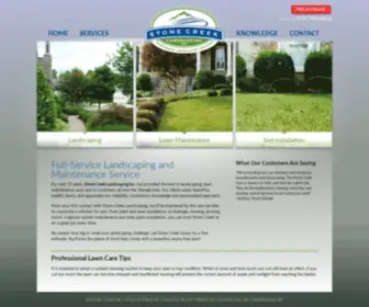Loveyourlawn-NC.com(Stone Creek Landscaping) Screenshot