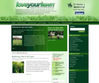 Loveyourlawn.com.au(Ultimate lawn care guide) Screenshot