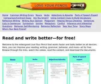 Loveyourpencil.com(Love Your Pencil) Screenshot