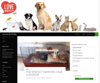 Loveyourpetuk.com(Love Your Pet UK Blog) Screenshot