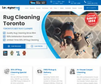 Loveyourrug.ca(Rug Cleaning Toronto) Screenshot