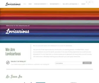 Lovicarious.com(Home) Screenshot