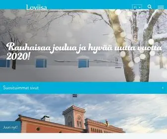 Loviisa.fi(Loviisan kaupunki) Screenshot