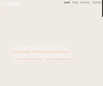 Lovill.com(Lawyers with a global reputation) Screenshot