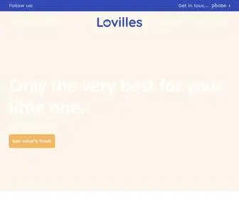 Lovilles.com(Lovilles Baby Store) Screenshot