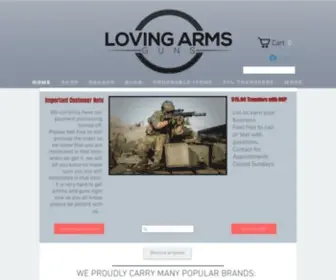 Lovingarmsguns.com(Loving Arms) Screenshot