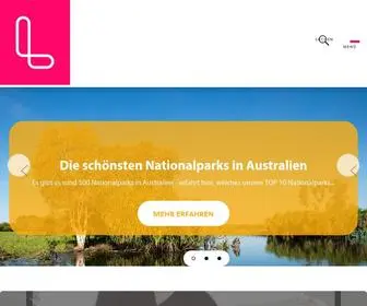 Lovingaustralia.de(Australien Reiseplanung leicht gemacht) Screenshot