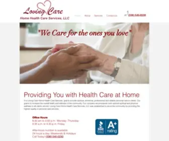 Lovingcare-SVC.com(Loving Care Home Health Services) Screenshot