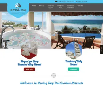 Lovingdayretreats.com(Loving Day Destination Retreats) Screenshot