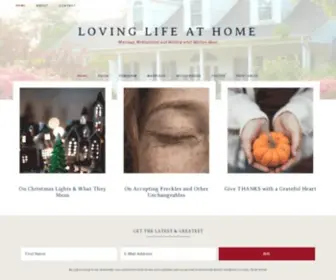 Lovinglifeathome.com(Loving Life at Home) Screenshot