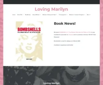 Lovingmarilyn.com(Just another WordPress site) Screenshot