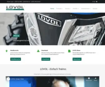 Lovol-Traktoren.com(Domain im Kundenauftrag registriert) Screenshot