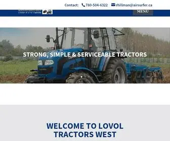 Lovoltractorswest.com(Lovol Tractors West) Screenshot