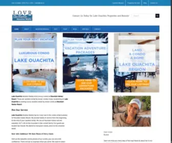 Lovr.cc(Lake Ouachita Vacation Realty) Screenshot