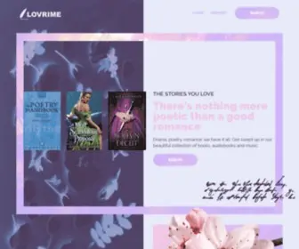 Lovrime.com(Discover the Power of Love with Content Chosen for Romantics) Screenshot
