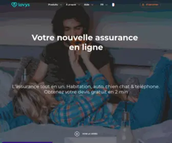 Lovys.fr(Découvrez les assurances lovys) Screenshot