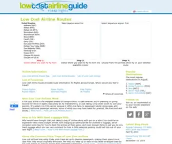 Low-Cost-Airline-Guide.com(Low Cost Airline Guide) Screenshot