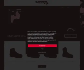 Lowa-Work.com(Sicherheitsschuhe für höchste Ansprüche) Screenshot