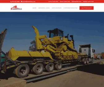 Lowbeds.co.za(Lowbed Trailer Hire and Abnormal Load Transport) Screenshot