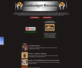 Lowbudgetrecords.com(Lowbudget Records) Screenshot