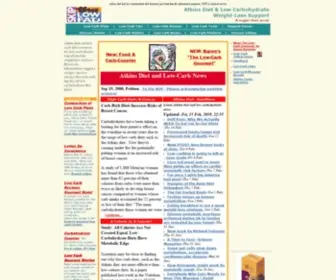 Lowcarber.org(Atkins diet and low carbohydrate diet resources for all low carb diet plans) Screenshot