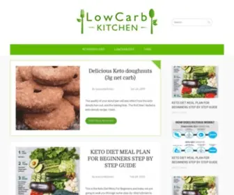 Lowcarbkitchen.us(Keto and Low Carb Recipes) Screenshot
