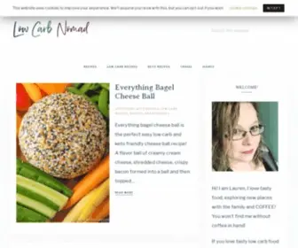 Lowcarbnomad.com(Low Carb Nomad) Screenshot
