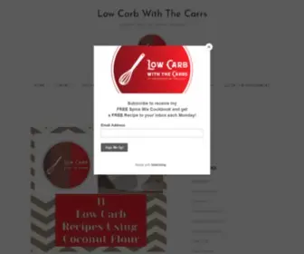 Lowcarbwiththecarrs.com(Low Carb With The Carrs) Screenshot