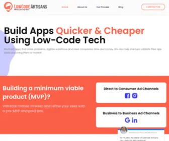 Lowcodeartisans.com(Bubble App Developer) Screenshot