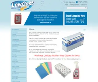 Lowcostcleaningsupplies.co.uk(Low Cost Cleaning) Screenshot