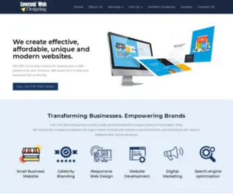 Lowcostwebdesigning.com(We are a small group of designers and developers from Hyderabad) Screenshot