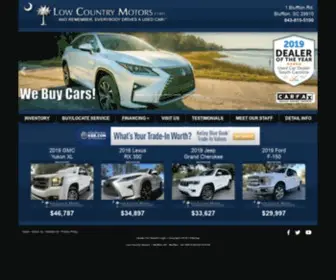 Lowcountrymotors.com Screenshot